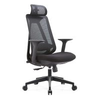 factory wholesale adjustable 4d headrest breathable ergonomic office chair with mesh seat